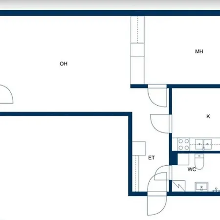 Rauhallinen Kaksio Hyvilla Yhteyksilla Tampereelle Διαμέρισμα